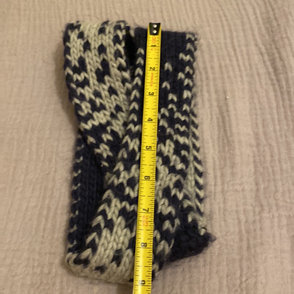 Eugenia Kim Navy and Gray Knit Headband - Picture 6 of 7